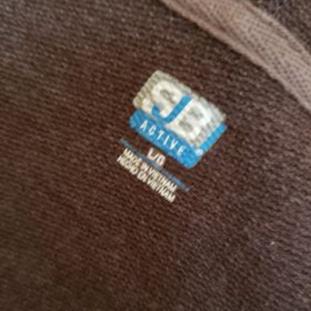Trendy Brown/Cream Zip Up Hoodie Jacket - Picture 5 of 5